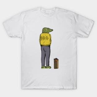 Crocodile with a suitcase T-Shirt